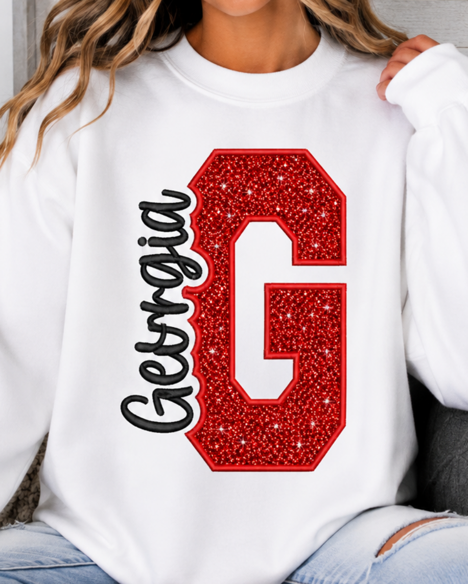 Georgia Knockout Applique File