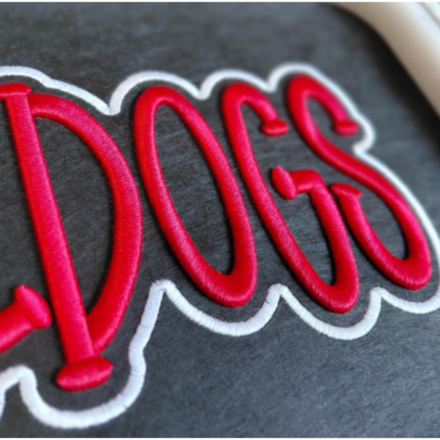 Puff Bulldog Embroidery