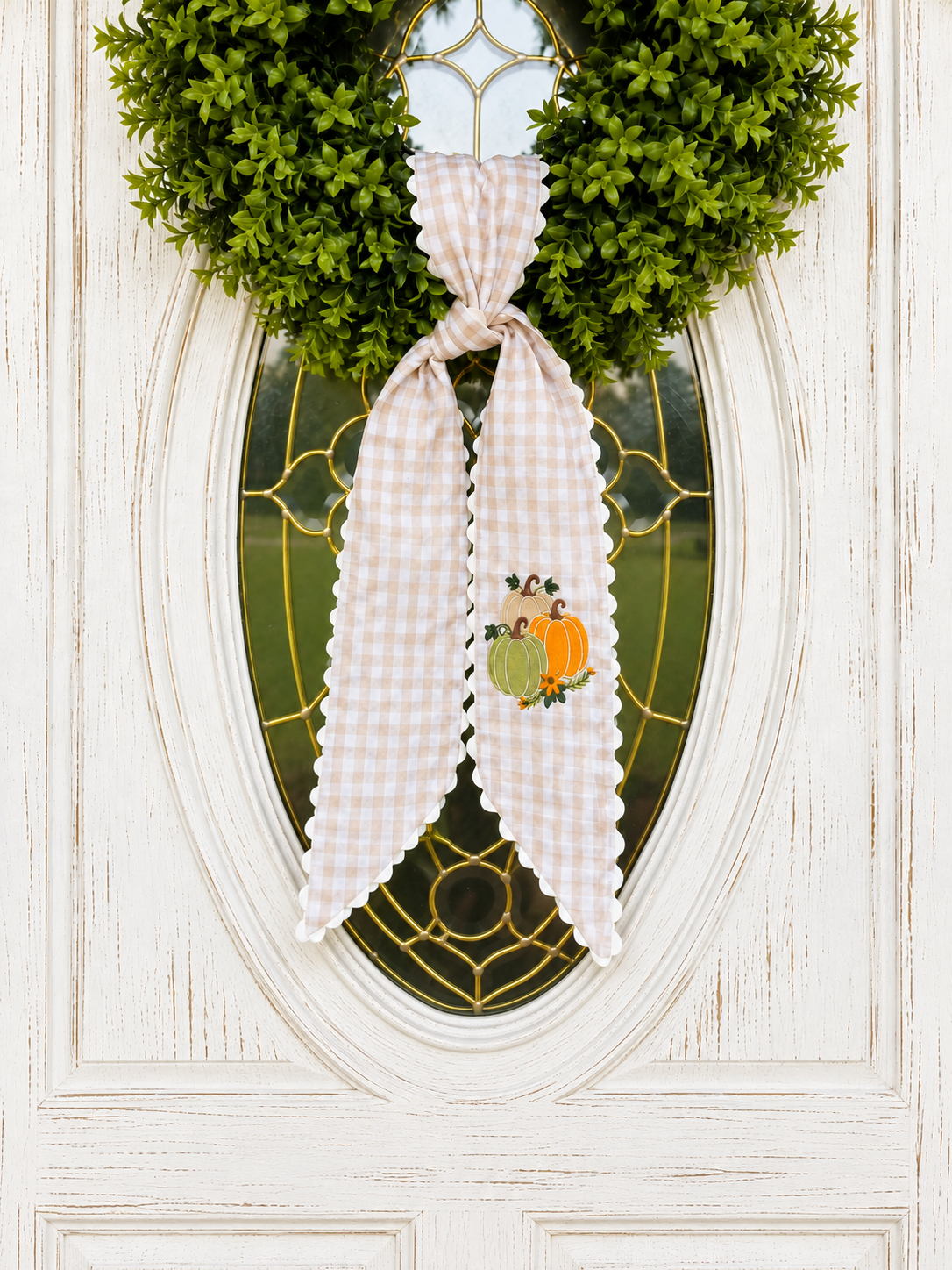 Fall Wreath Sash