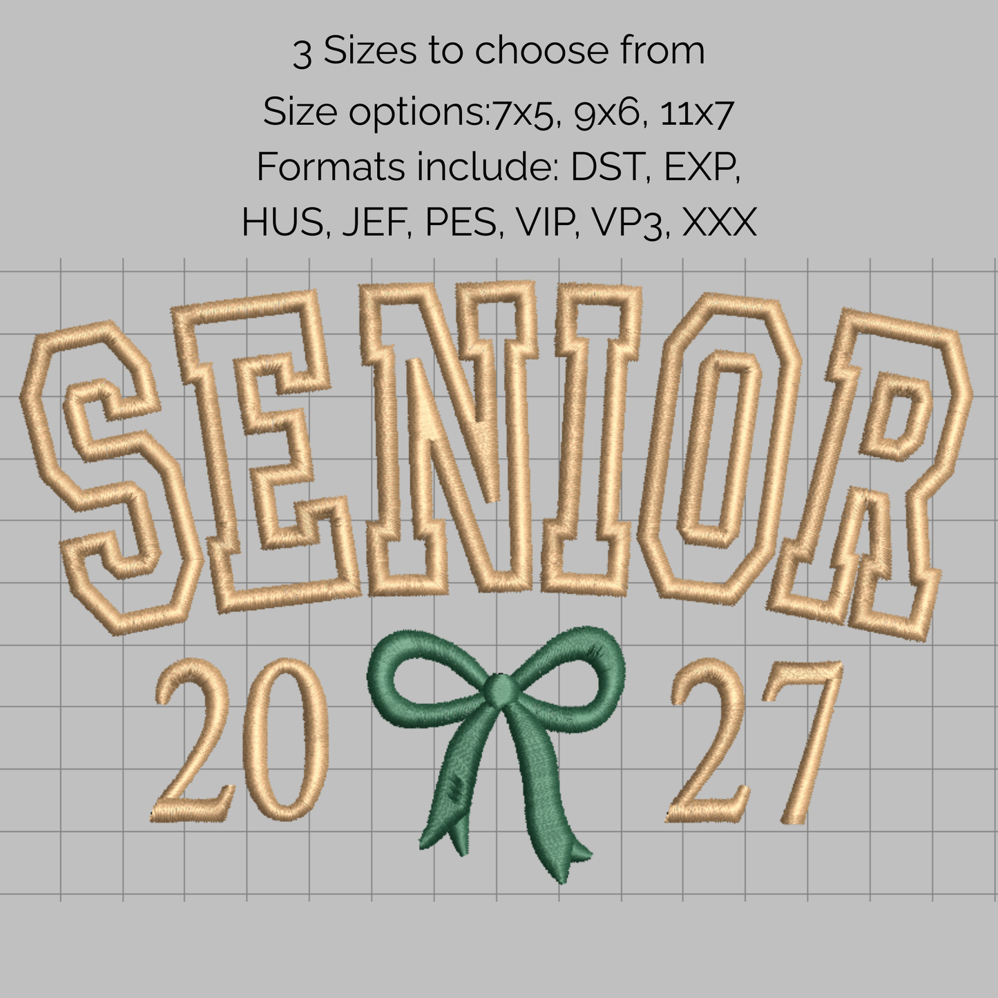 Senior 2027 Applique